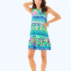 Lilly Pulitzer Gabriella Dress Multi Daiquiri Shake XXS